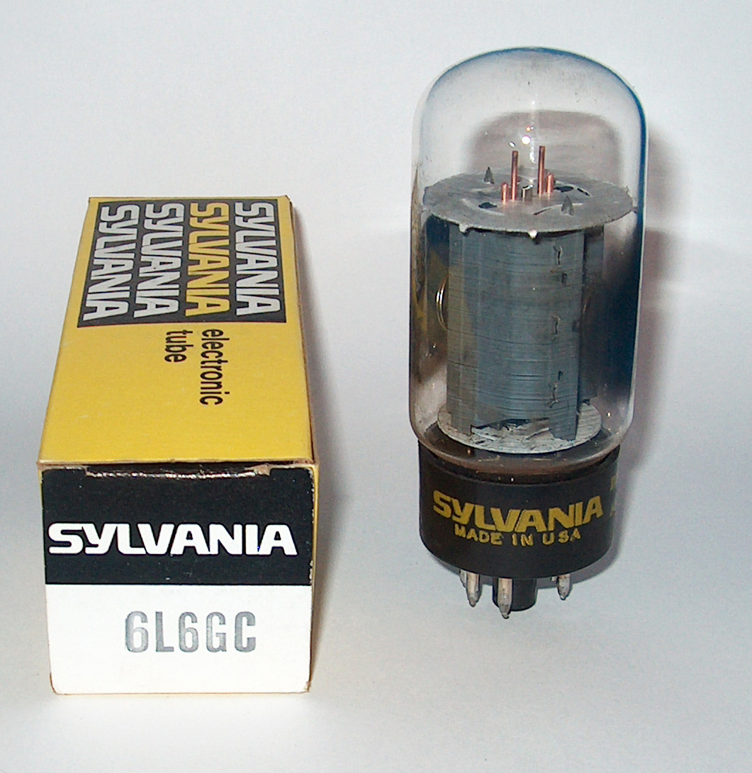 lampe 6L6 SYLVANIA  3x tube 